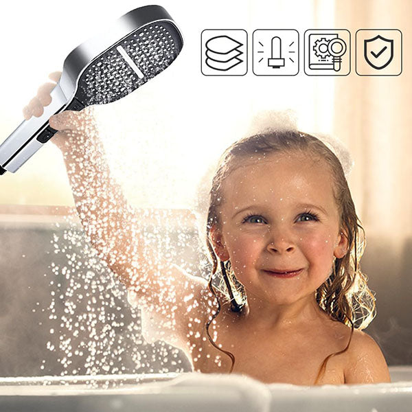 Globetrek° AquaShower: Højtryks Vandbesparende Håndbruser