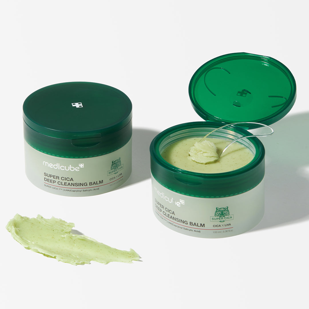 Eksfolierende rensebalm med centella og LHA til makeupfjerning, 100 ml, vegansk