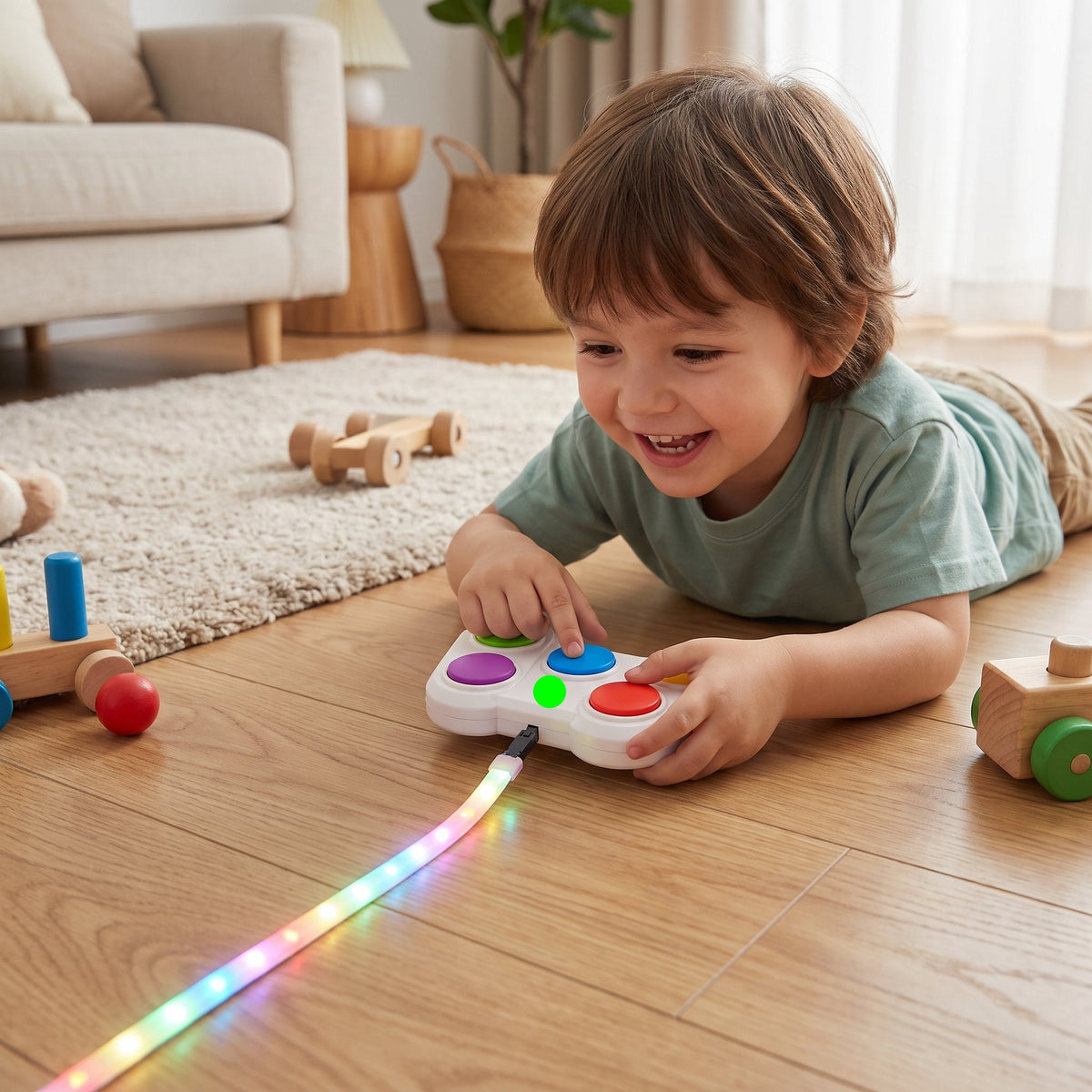 Kletshuts™ ReflexGlow - Interaktivt LED Glow Refleks Spil For Børn Og Voksne