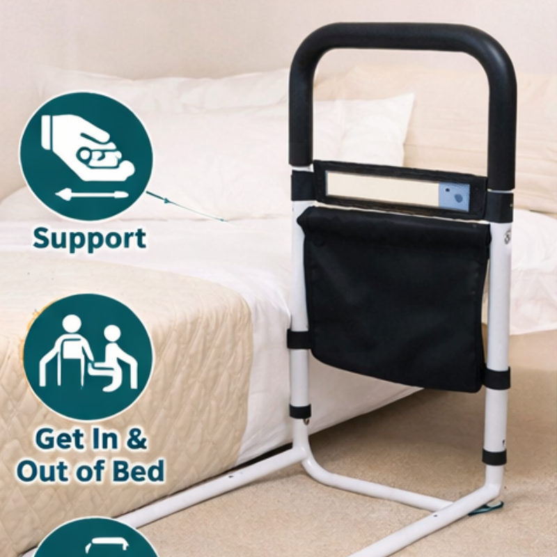 BedHandrail - Nem Installation Assisterende Seng Gelænder For Sikker Mobilitet Og Støtte