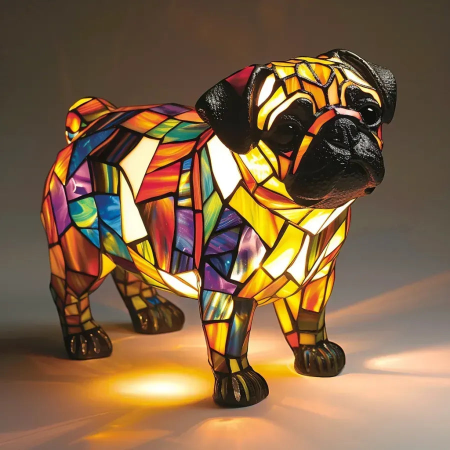 Lysende hund – håndlavet lampe, der varmer hjertet
