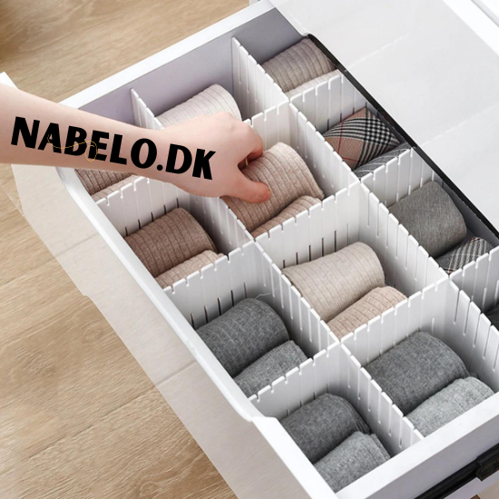 Globetrek° AdjustableOrganizer - Justerbar Skuffeorganisator Til Flere Formål