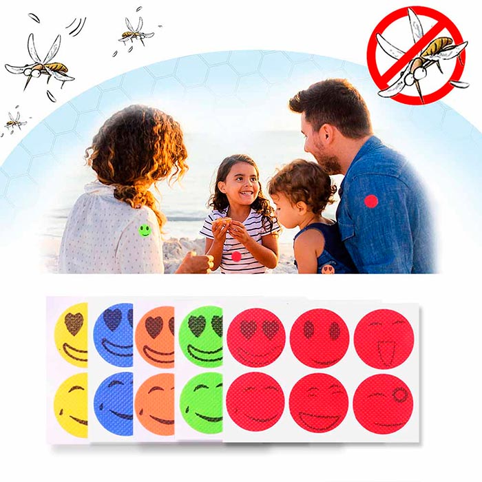 RepellentStickers 1+1 GRATIS: Langvarig Beskyttelse Myggebeskyttelsesklistermærker til Børn og Voksne
