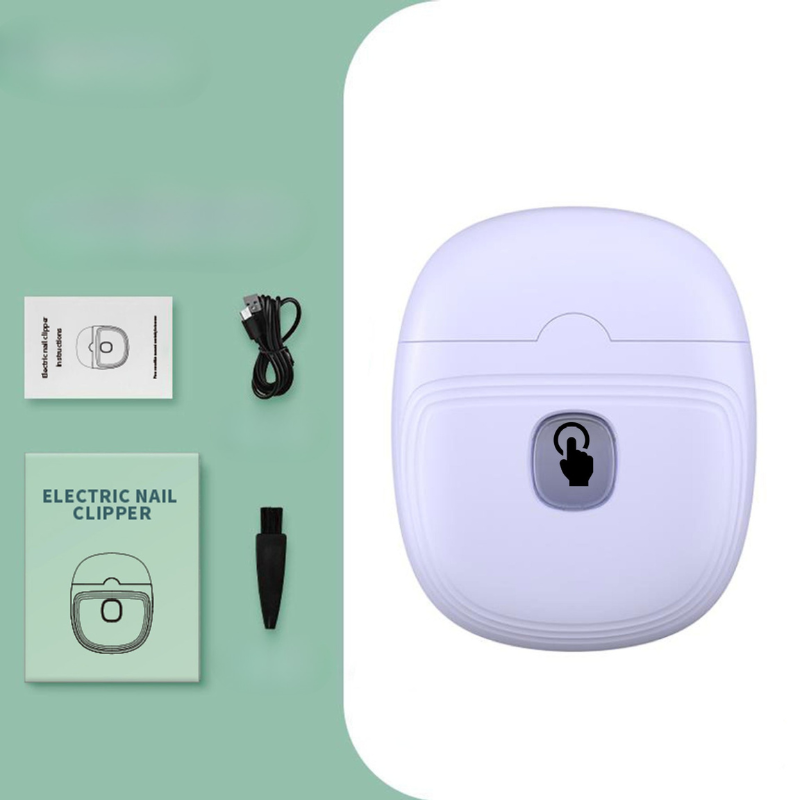 Elektrisk neglefil med to hastigheder og LED-lys