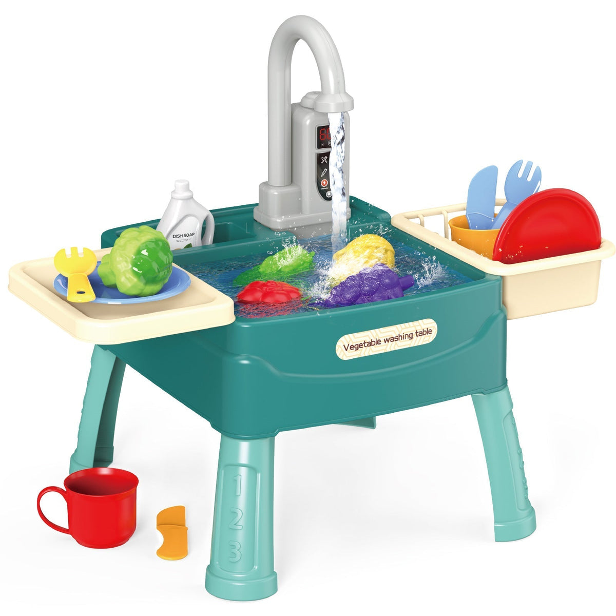 Kletshuts™ KitchenToy: Interaktiv Børn Køkken Leg Legetøj Sæt