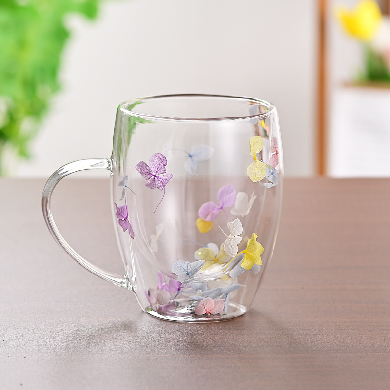 CrystalMug - Dobbelt Lagdelt Kreativ Glas Krus