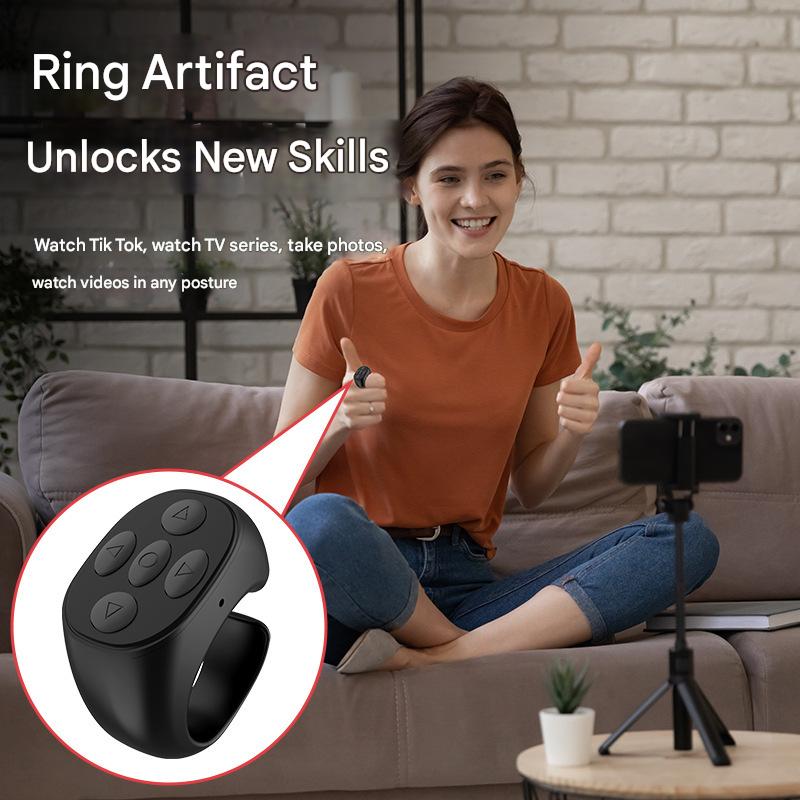 FingerRemote: Trådløs Bluetooth Bæres på Fingeren Fjernbetjening Kontrol