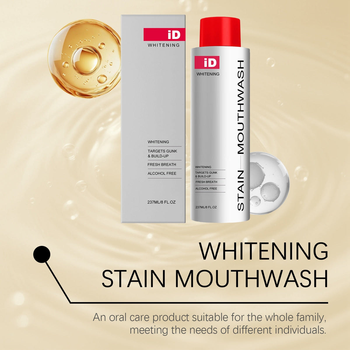 WhiteningMouthwash™ - Dybe Rensende Blegemundskyl