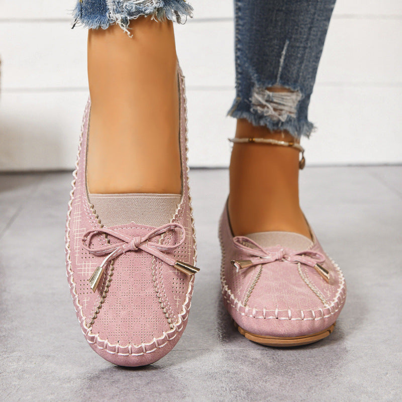 Ortopædiske slip-on loafers til damer med bred pasform