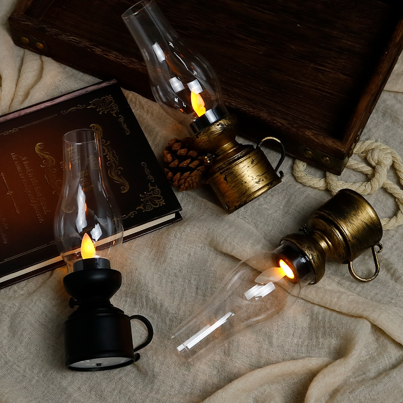 Ledsen™ VintageLamp 1+1 GRATIS: Årgang LED Petroleum Lampe Med Flimrende Flamme