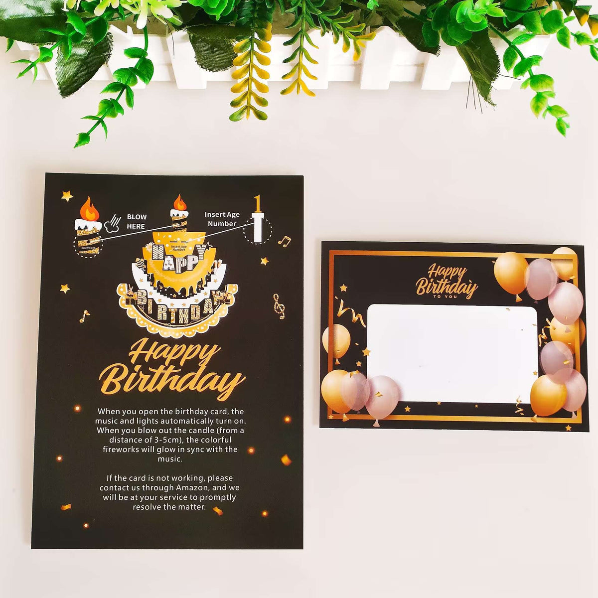 GreetingCard - Interaktiv Musikalsk 3D Pop-Up Fødselsdagskort