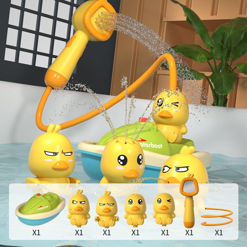 Kletshuts™ ShowerDuck: Sød Interaktiv Elektrisk And Bruser Legetøj Sæt
