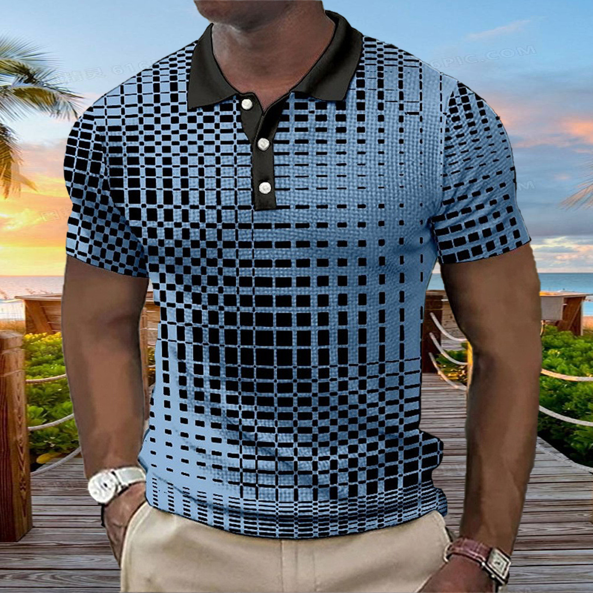 Icone™ Poloshirt 1+1 GRATIS: Komfortabel Klassisk Moderne Pasform Poloshirt