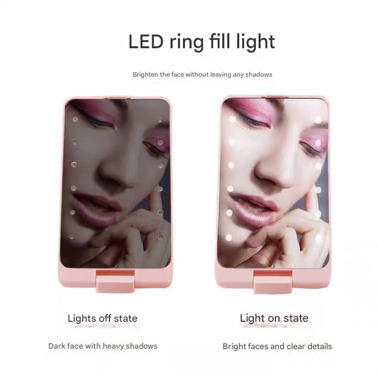 GlowBrushes - Genopladeligt LED-LysRejser Makeup Børste Sæt