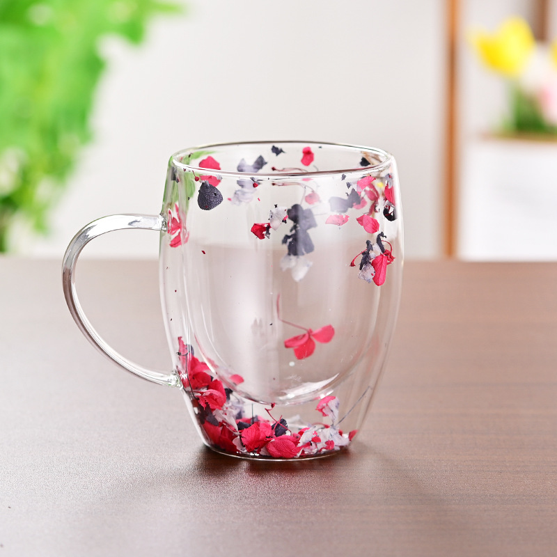 CrystalMug - Dobbelt Lagdelt Kreativ Glas Krus