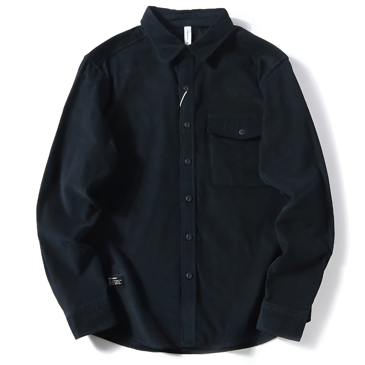 Icone™ CozyShirt: Mellemvægt Børstet Utility Lomme Hyggelig Skjorte
