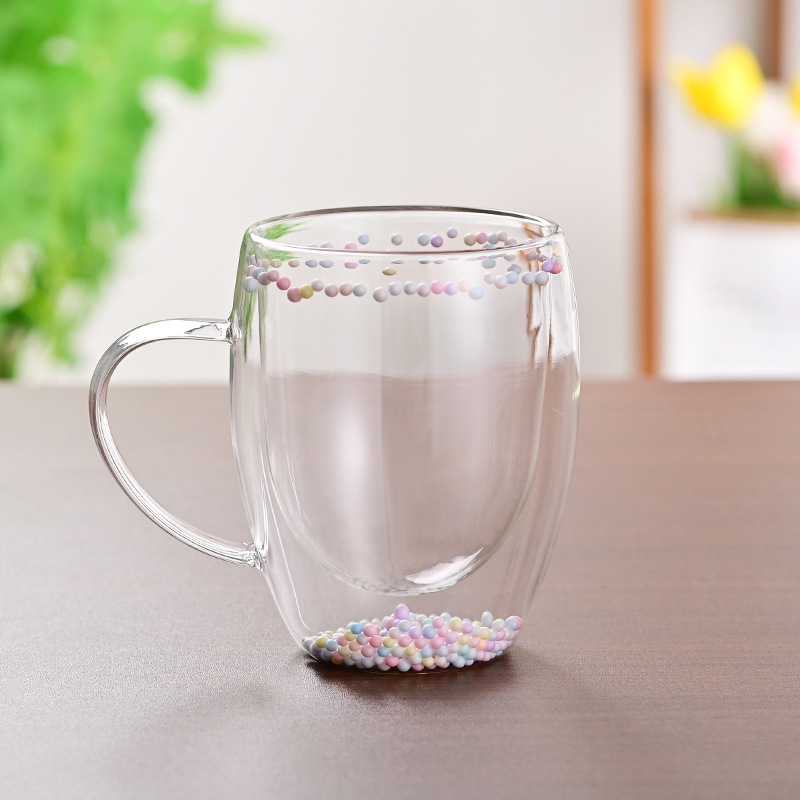 CrystalMug - Dobbelt Lagdelt Kreativ Glas Krus