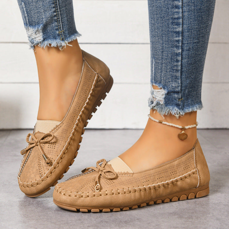 Ortopædiske slip-on loafers til damer med bred pasform