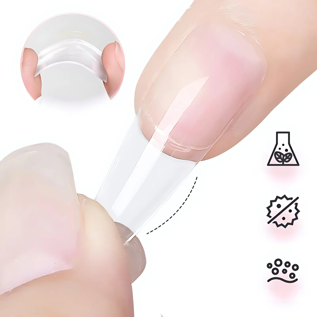 NailClear 1+1 GRATIS - 3 I 1 Transparent Professionel Neglekonstruktionsgel