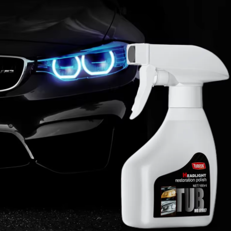 HeadlightSpray 1+1 GRATIS: Let At Vruge Bilforlygter Rengøring Spray-Sæt
