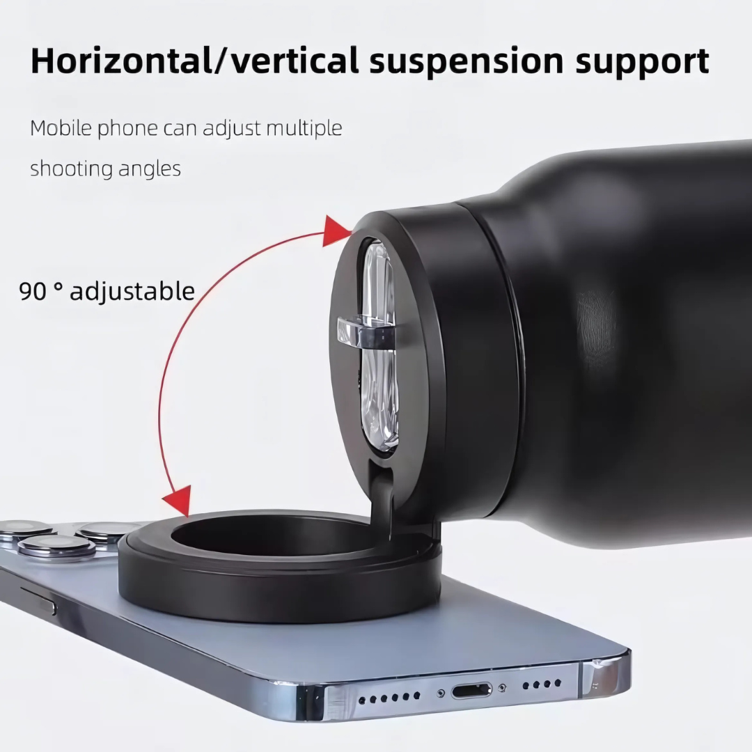 Holder360° MagneticBottle: Magnetisk Vandflaske Telefon Holder