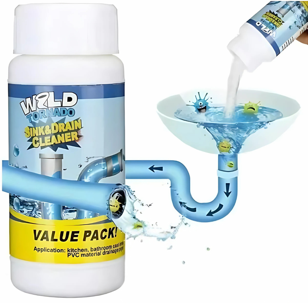 Cleaner Pro° PipeCleaner 1+1 GRATIS: Vask Og Afløb Rørrenserpulver