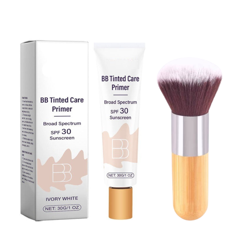 MoisturizerPrimer 1+1 GRATIS - Alt I Én BB-Farvet Fugtighedscreme, Primer Og Solcreme