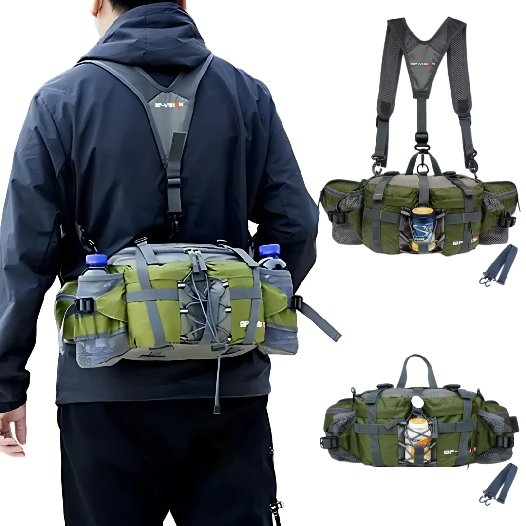 Icone™ AdventureBag: Multifunktionel Udendørs Eventyr Gear Taske