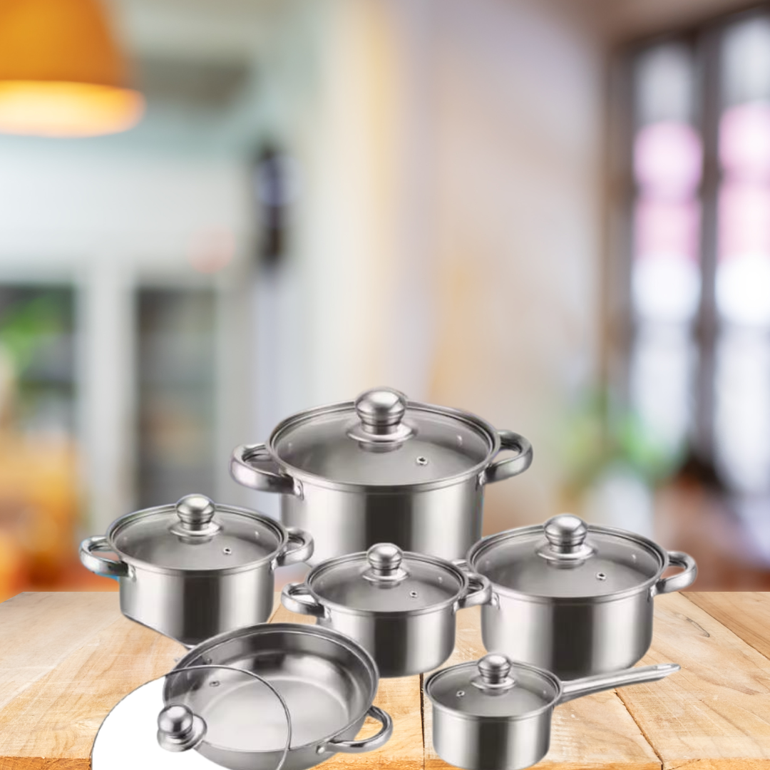Globetrek° CookingSet: 12 Dele Køkkengrejssæt I Rustfrit Stål