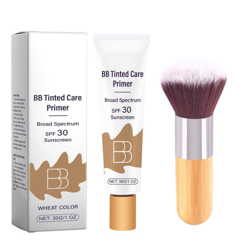 MoisturizerPrimer 1+1 GRATIS - Alt I Én BB-Farvet Fugtighedscreme, Primer Og Solcreme