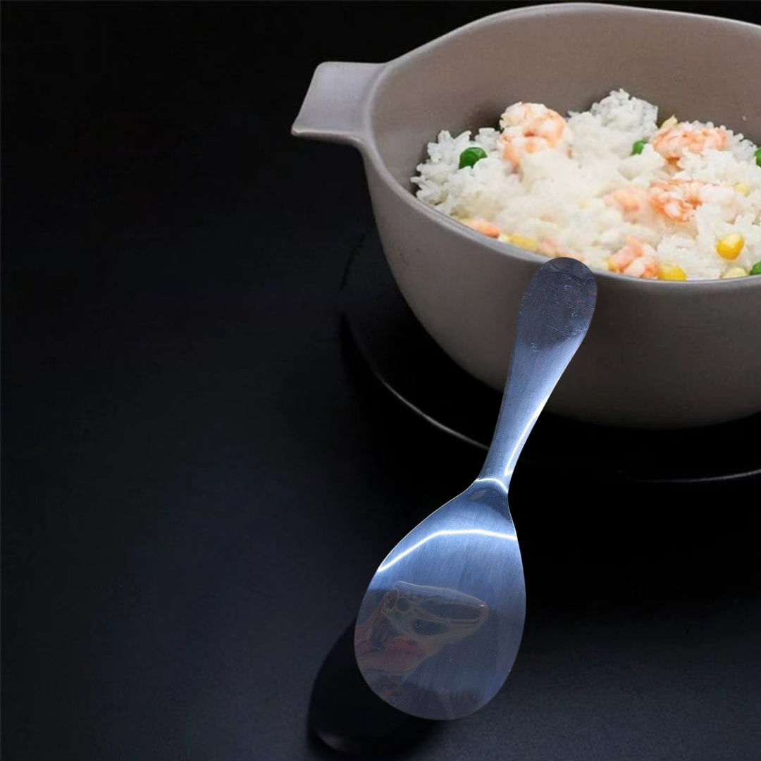 Globetrek° RiceSpoon - Antiklæbende Rustfrit Stål Ris Serveringsske
