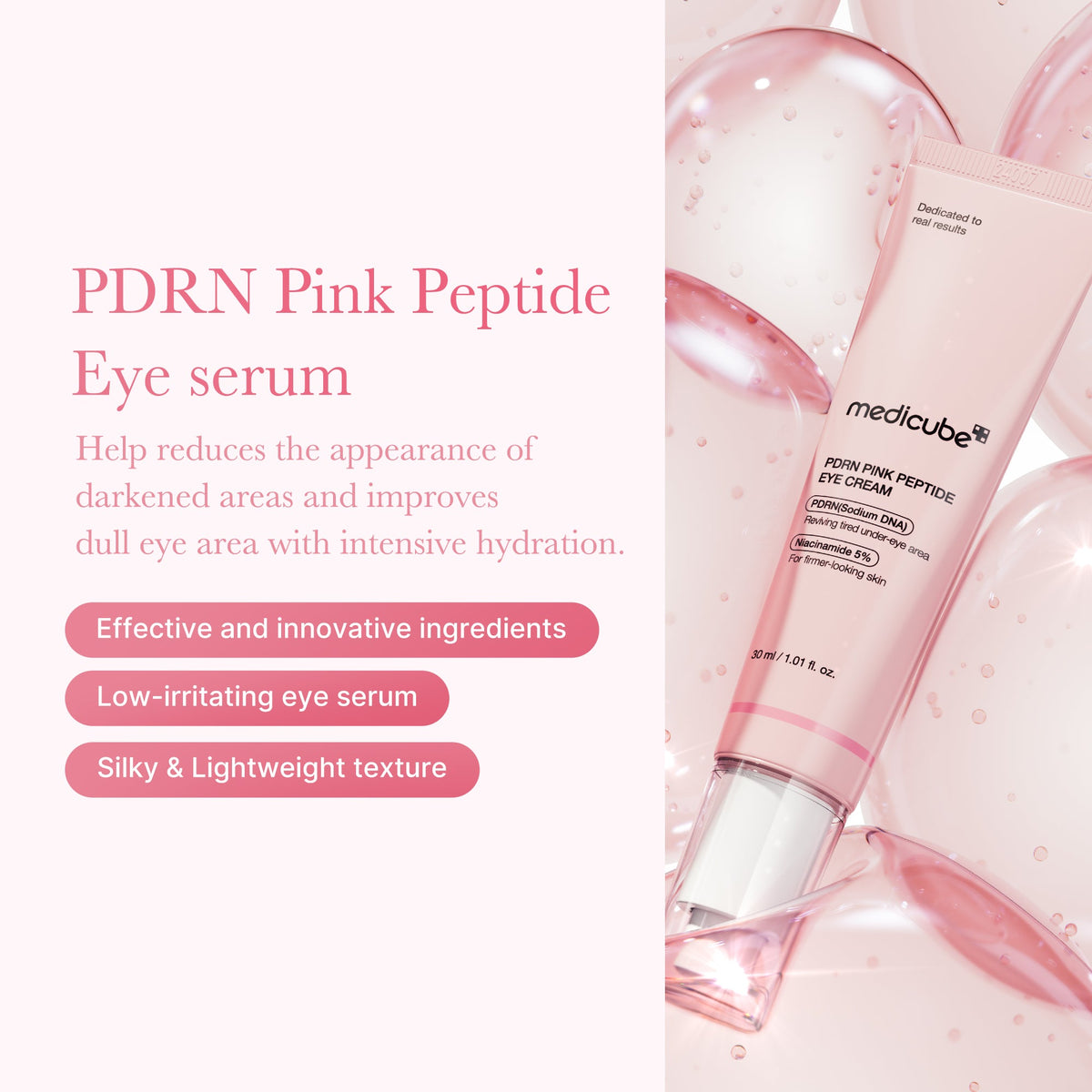 Hudplejesæt med ansigtsapparat, PDRN-serum, kapselcreme og pads