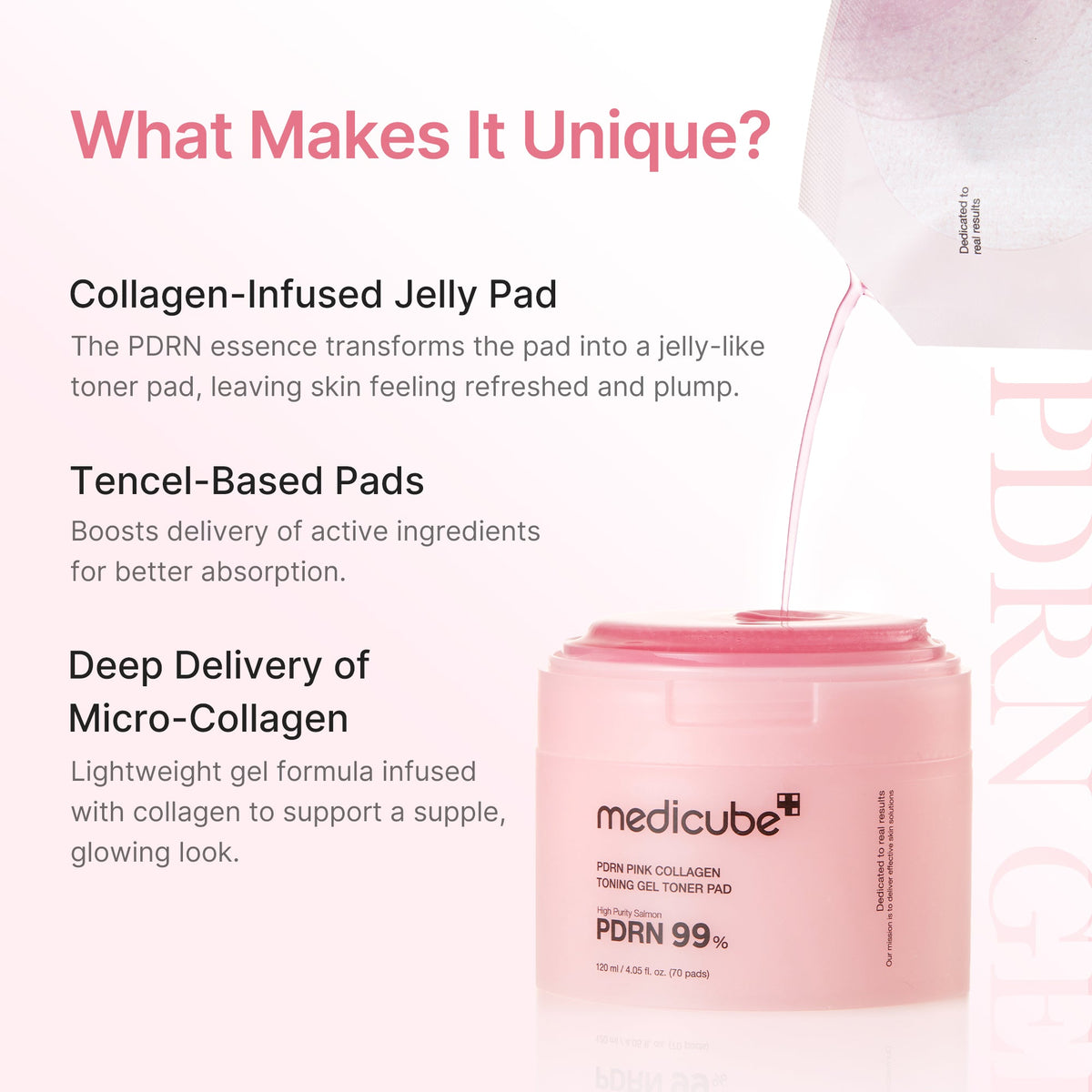 Hudplejesæt med ansigtsapparat, PDRN-serum, kapselcreme og pads