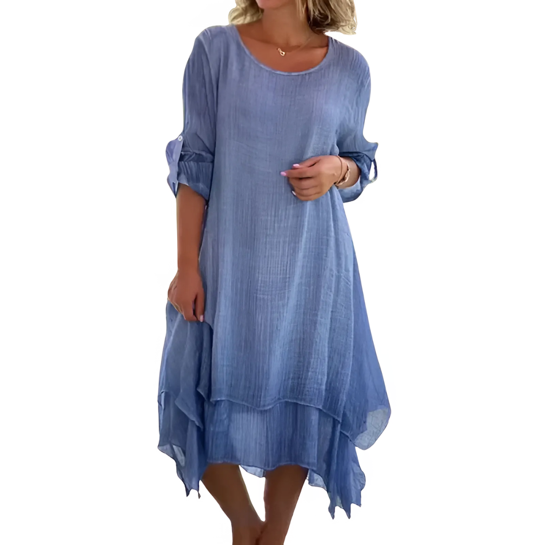 Icone™ LooseDress: Enkel, Åndbar Løs Pasform Kjole