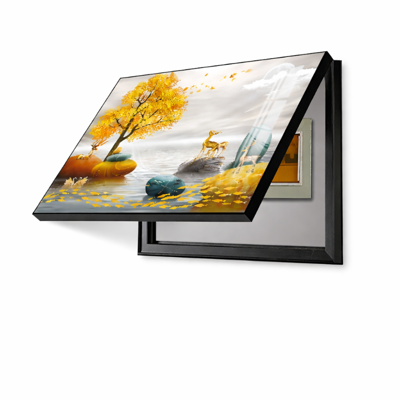 PanelFrame - Dekorativ Elektrisk Paneldækningsramme Vægkunst