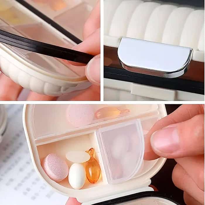 PillBox 1+1 GRATIS: Sikker, Bærbar og Praktisk Pilleorganisator Opbevaringsboks