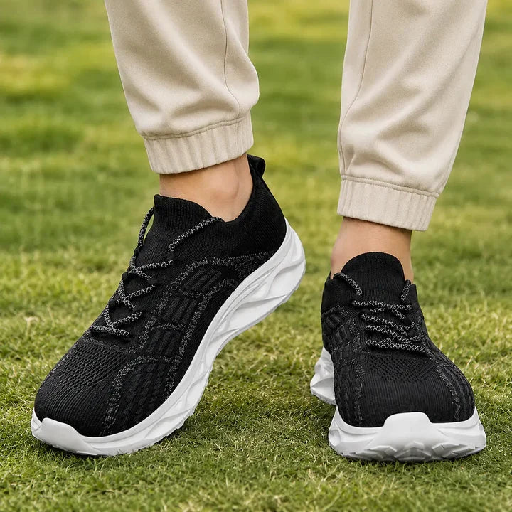 Ortopædiske gåsko med bred tåboks og fodstøtte – unisex komfortsneakers