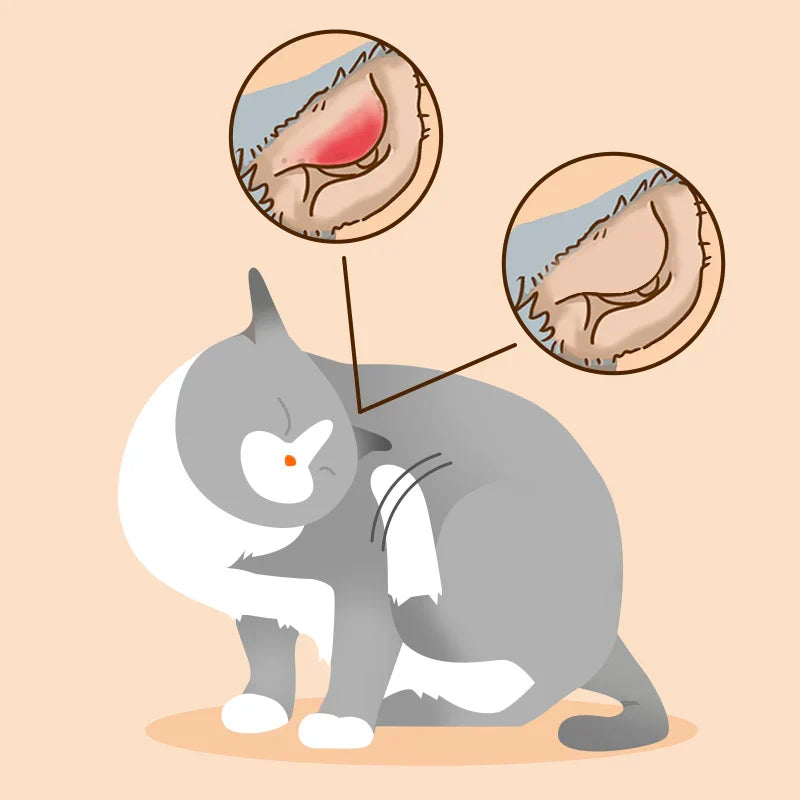 DogCatFri™ EarDrops - Beroligende Dyr Ørepleje Naturlige Dråber