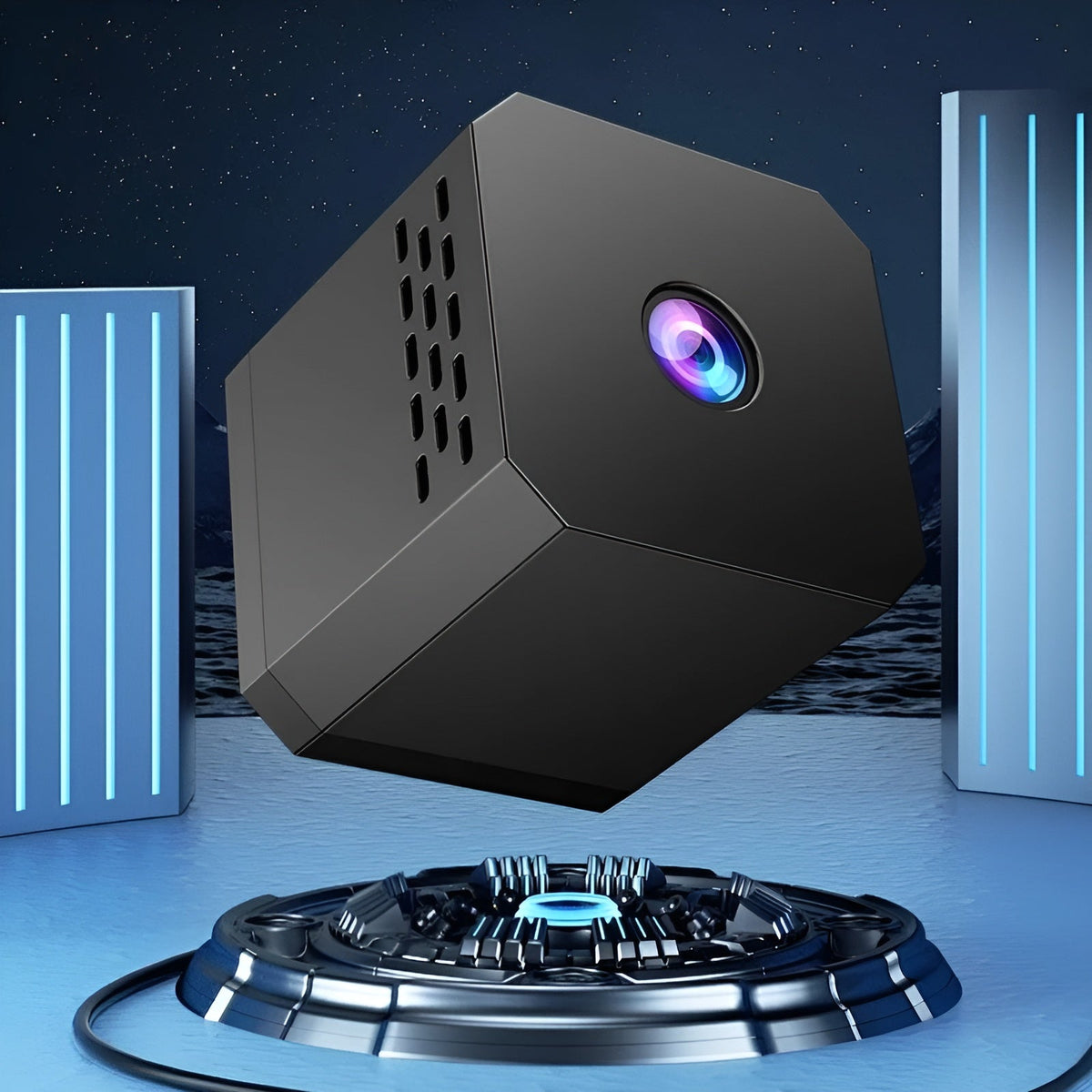Globetrek° CompactCamera: Trådløs HD Natsyn Hjem Monitor Kompakt Kamera