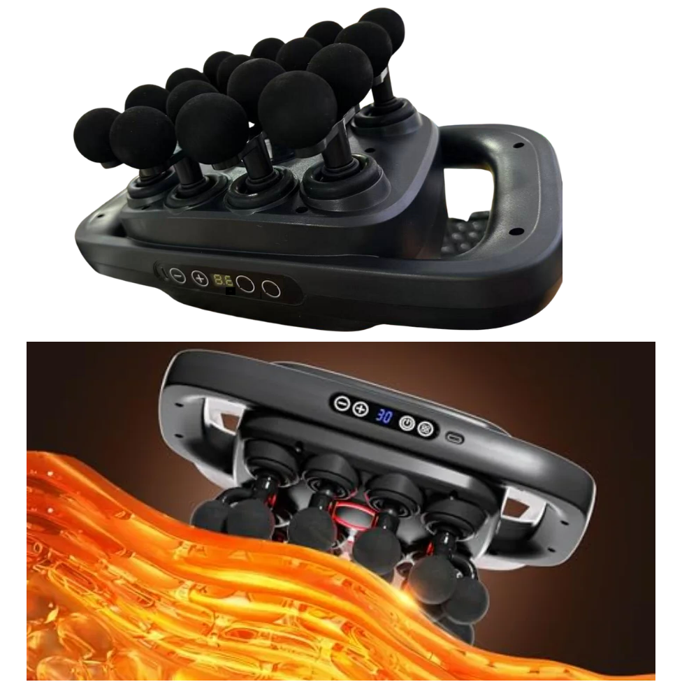 MuscleMassager: Multi Hoved Slagværk Dyb Væv Muskel Massager