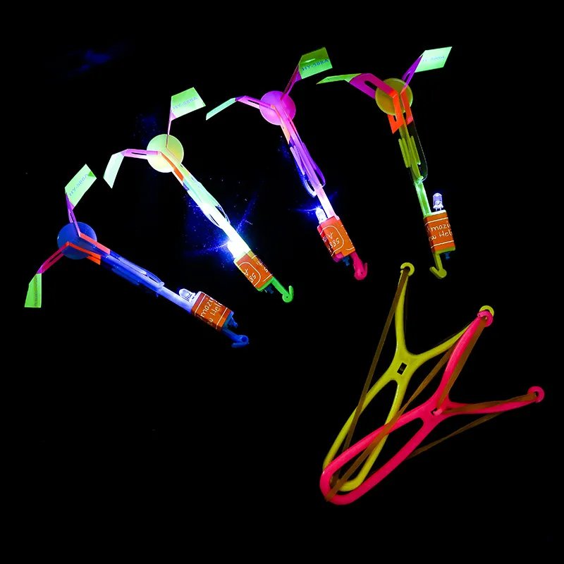 Kletshuts™ SlingshotGlow 5+5 GRATIS - Flyvende Glow Belyst Pil Copter Slingshot