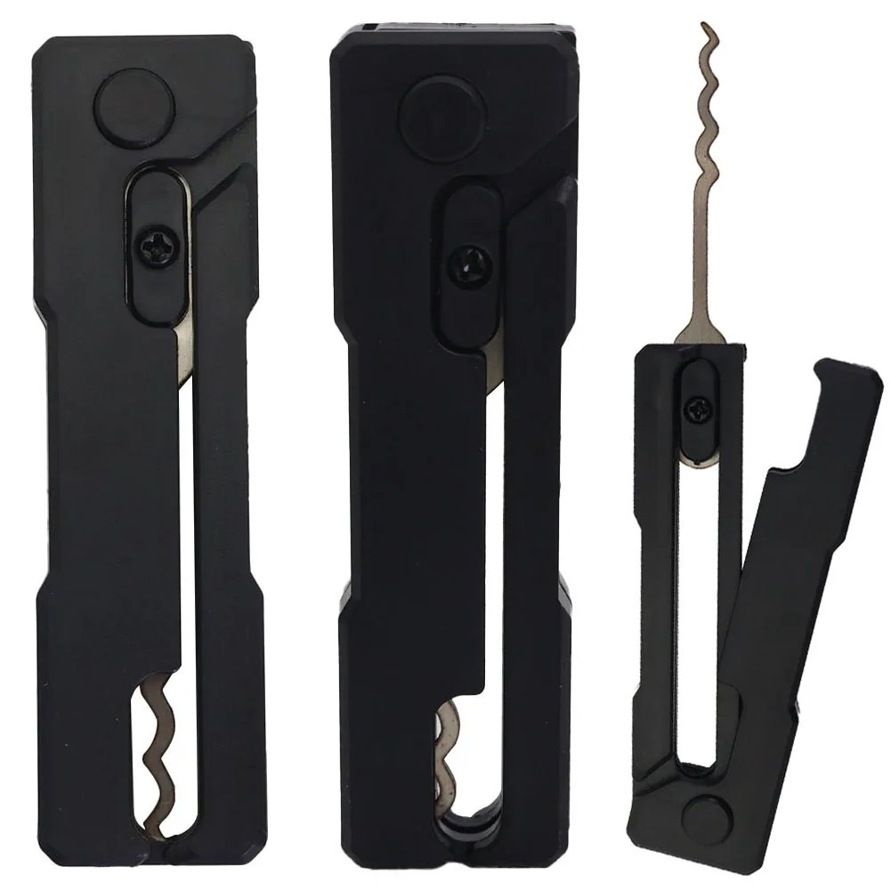LockKey 1+1 GRATIS: Kompakt Nem At Bruge Multi-Værktøj Lomme Lås Nøgle Sæt