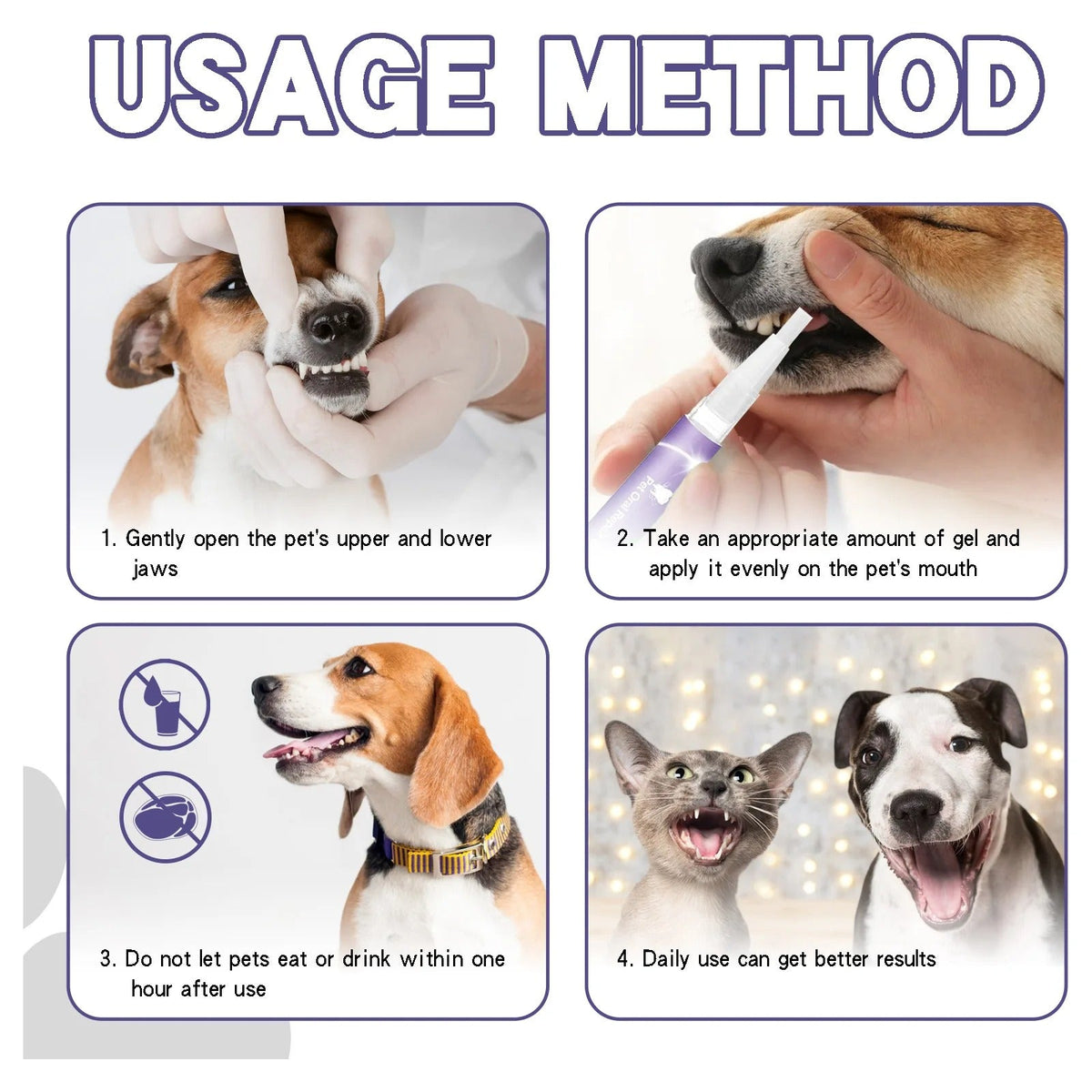 DogCatFri™  DentalPet: Kæledyr Dental Reparation Og Rengøring Gel