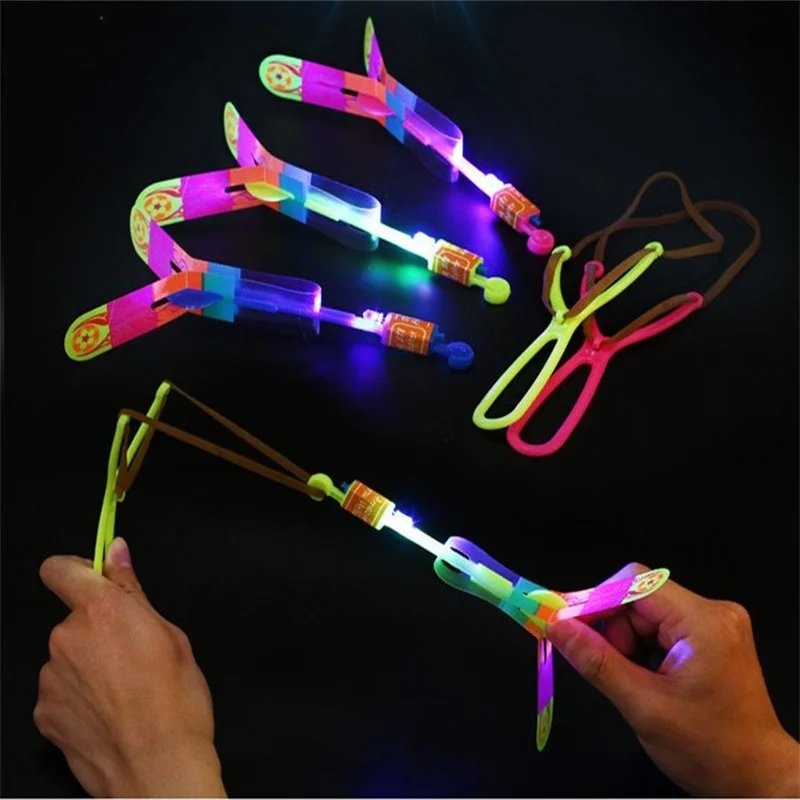Kletshuts™ SlingshotGlow 5+5 GRATIS - Flyvende Glow Belyst Pil Copter Slingshot