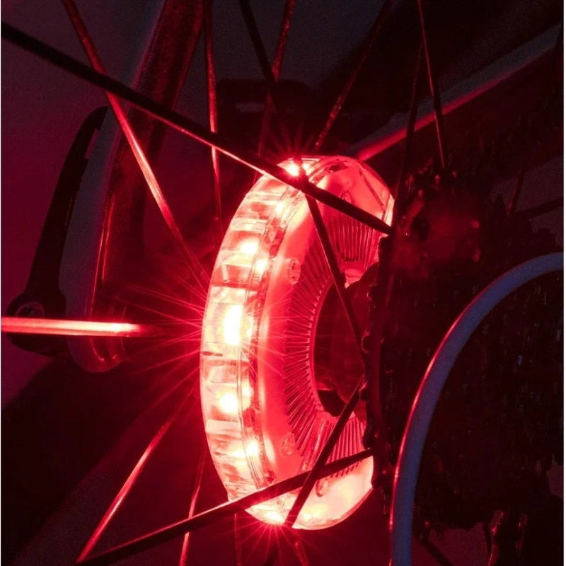 Ledsen™ HubLight: Lysende RGB-Belysning Forbedret Synlighed Hub Lys Til Cykel
