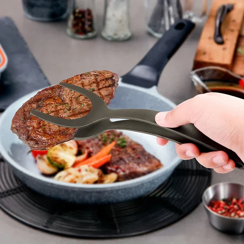 Globetrek° SpatulaTongs 1+1 GRATIS - Nem Flipper 2 I 1 Spatel Og Tænger Køkkenredskab