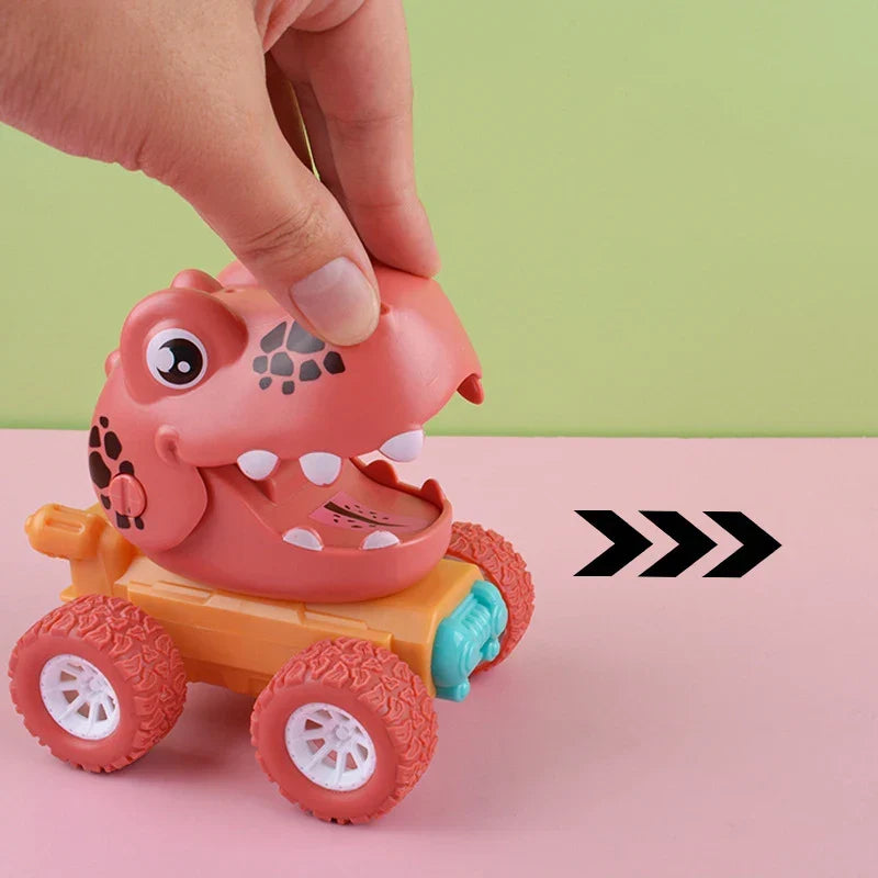 Kletshuts™ DinosaurToy: Sjovt Og Let Træk Tilbage Design Bil Dinosaur Legetøj