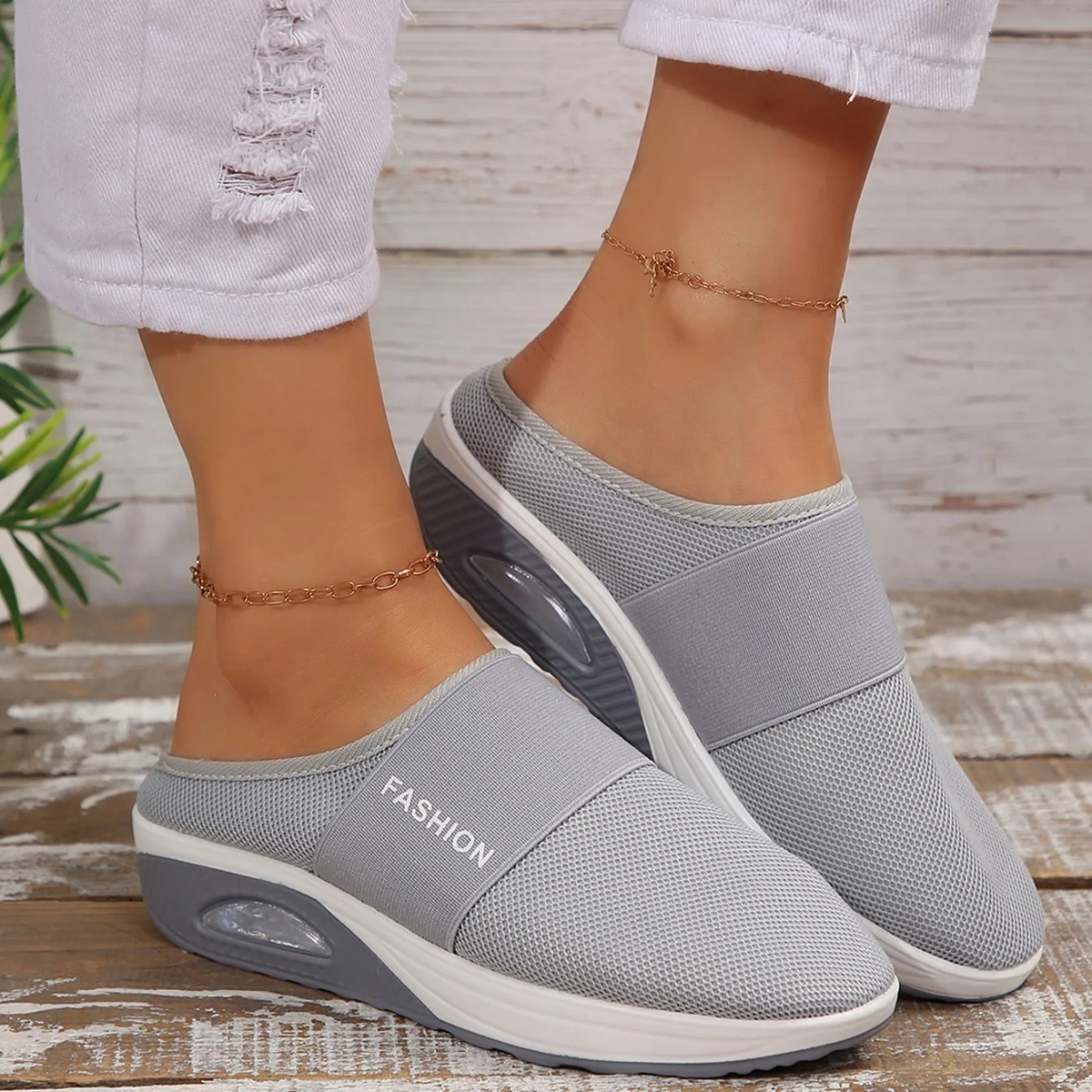 Happy™ StylishShoes: Kvinders Gåture Smutte-På Stilfulde Sko