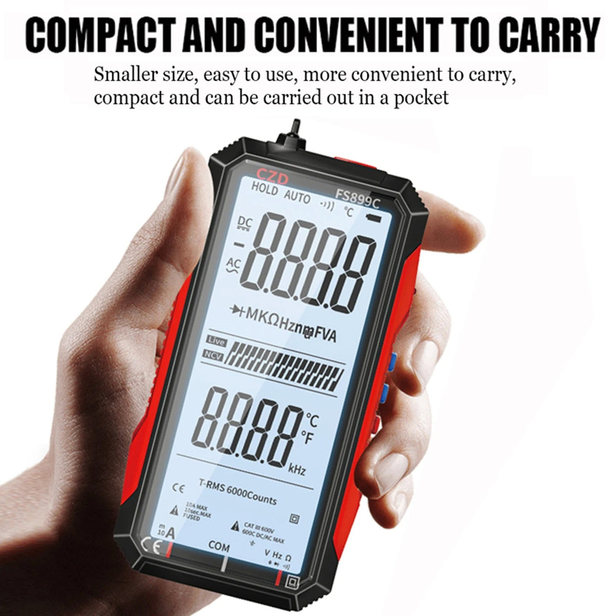 VoltPro™ - Alt-I-En Smart Elektrisk Måler Volt Pro Multimeter Værktøj