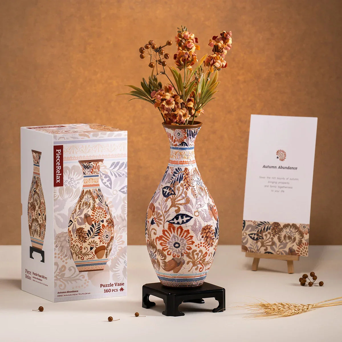 PuzzleVase - 160-Stykke 3D Buet Vase Puslespil